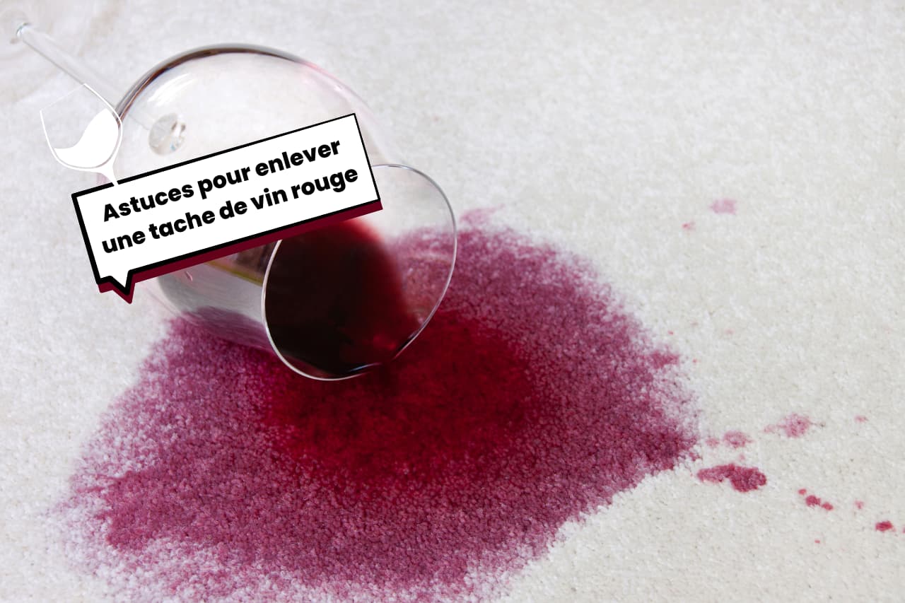 5 astuces pour enlever une tache de vin rouge