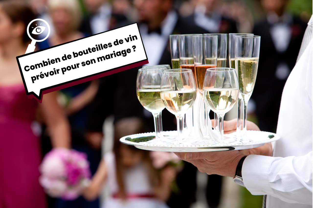 Combien de bouteilles de vin prévoir pour son mariage ?