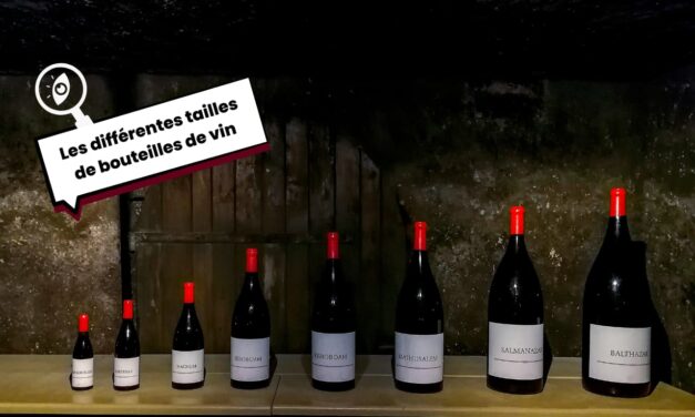 Les différentes tailles de bouteilles de vin